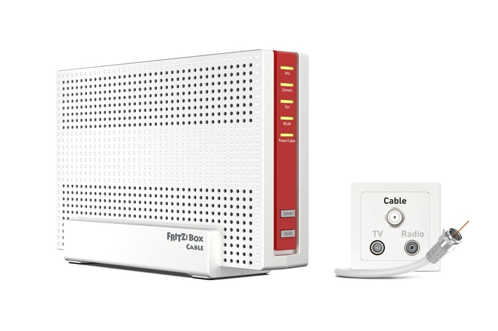 AVM FRITZ!Box 6690 Cable (DOCSIS 3.1, Wi-Fi 6, 4.800 + 1.200 Mbit/s, 2.5-Gbit LAN, USB 3.0, DECT)