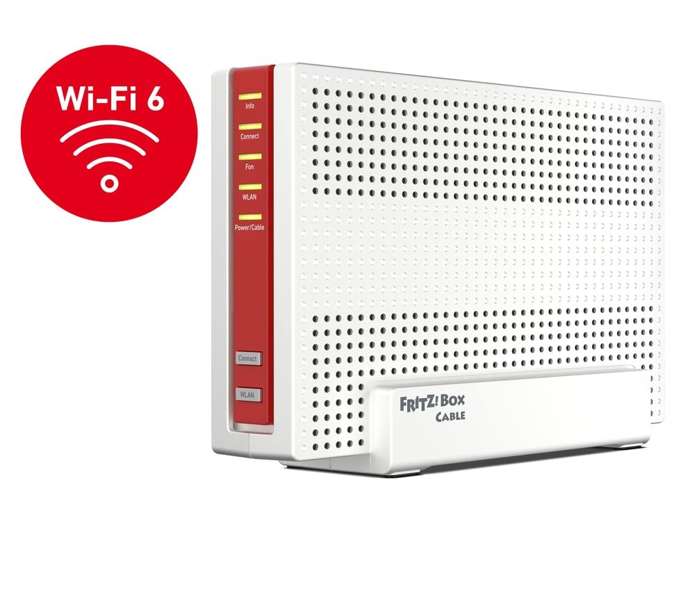 AVM FRITZ!Box 6690 Cable (DOCSIS 3.1, Wi-Fi 6, 4.800 + 1.200 Mbit/s, 2.5-Gbit LAN, USB 3.0, DECT)